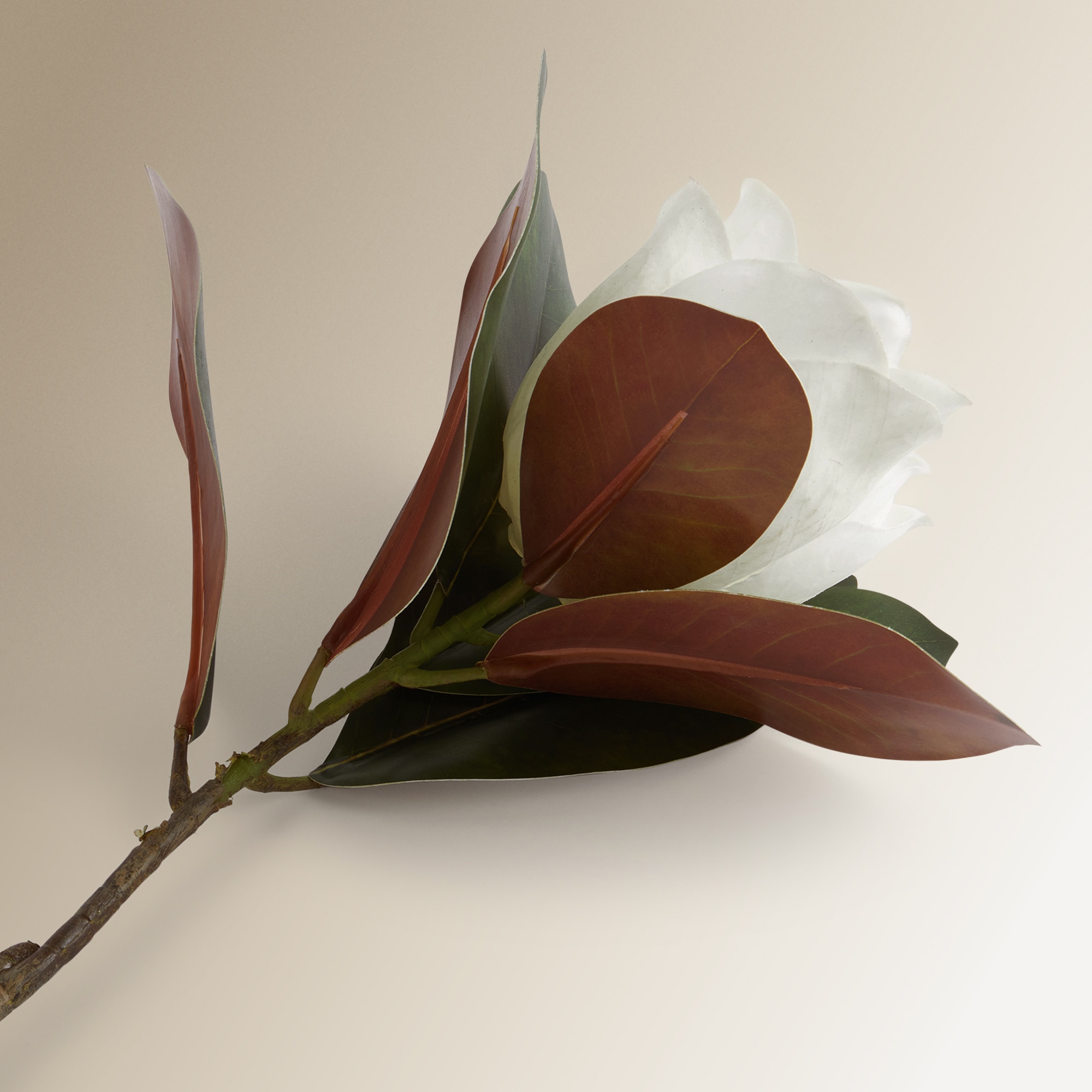 Ramo Artificial Magnólia Branco-3