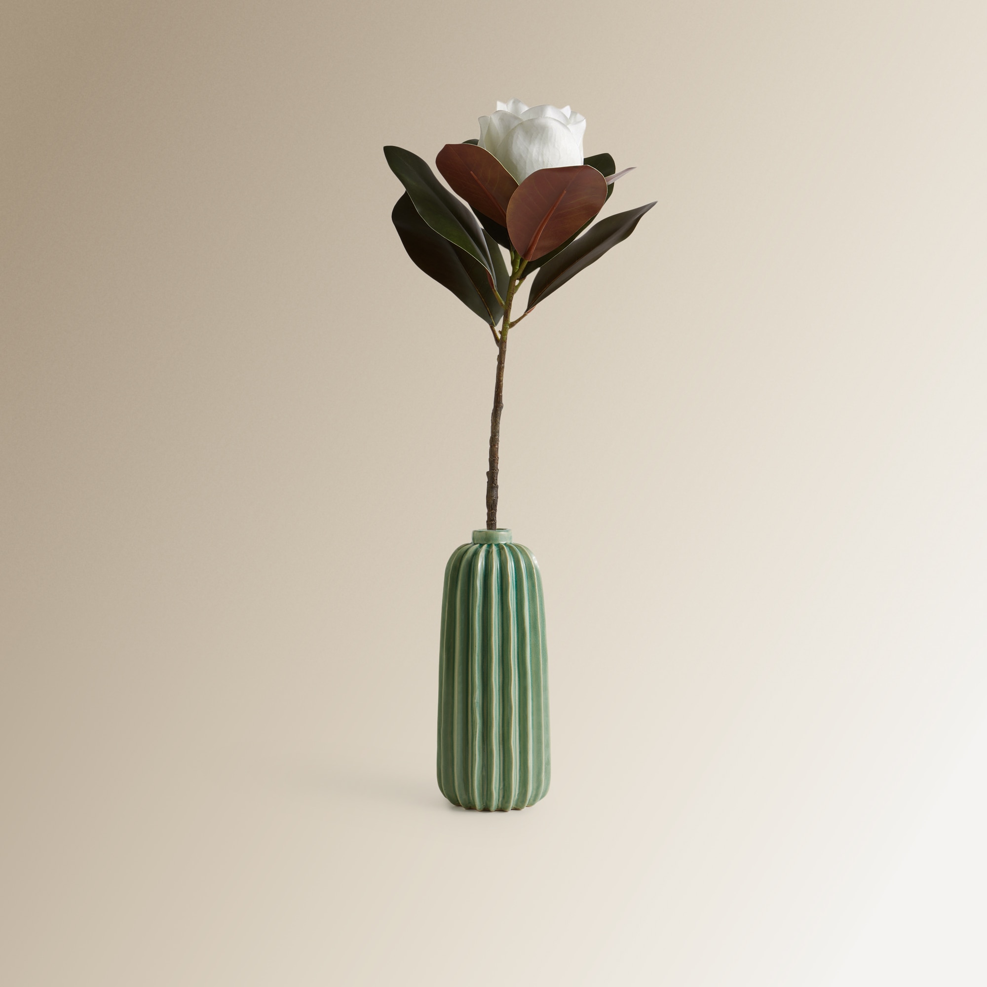 Ramo Artificial Magnólia Branco-4