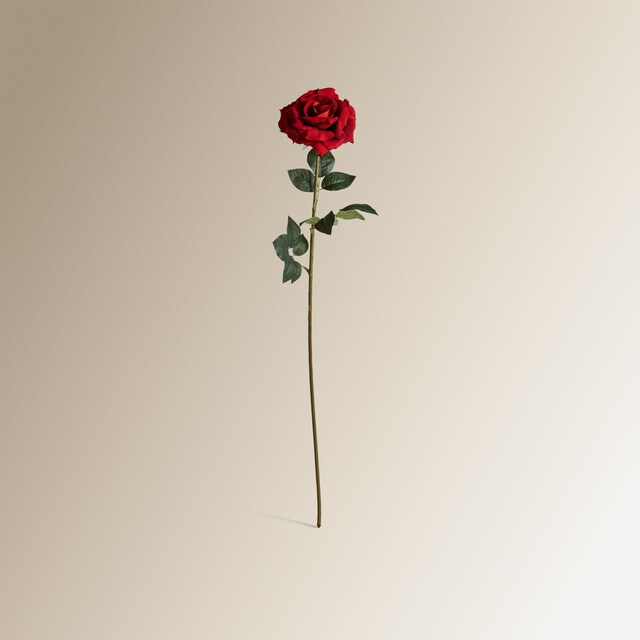 Imagen 0 de Flor Artificial Rosa abierta El Corte Inglés