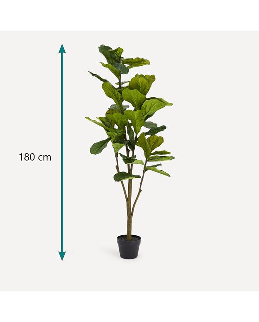 Árvore Artificial Ficus Lyrata - 180 cm Verde-5