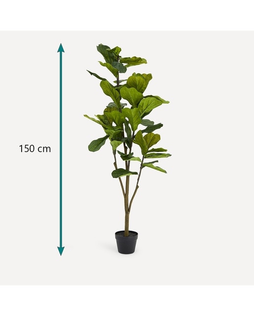 Árvore Artificial Ficus Lyrata - 150 cm Verde-5