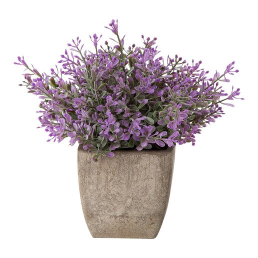 Planta artificial Flores lilas El Corte Inglés