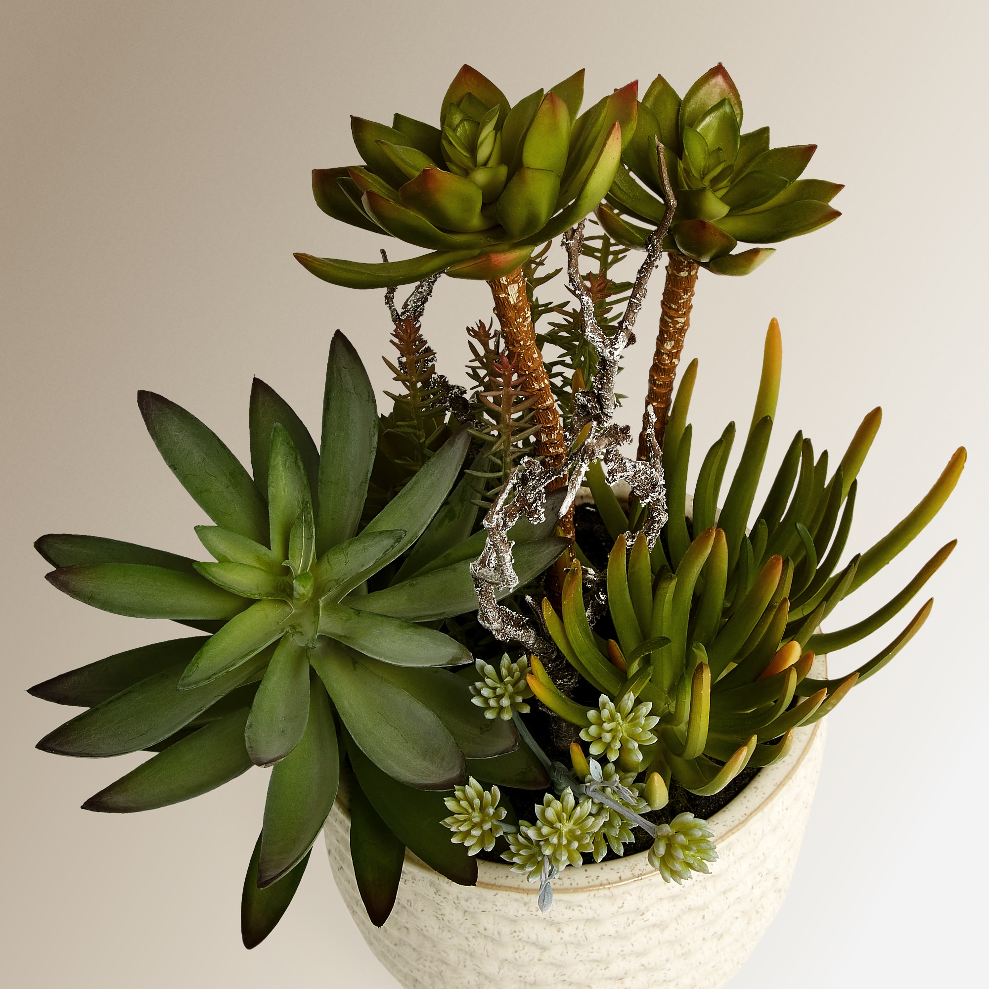 Planta artificial Ceram Relie Verde-2