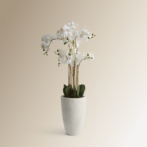 Planta artificial Orquídea con maceta alta El Corte Inglés