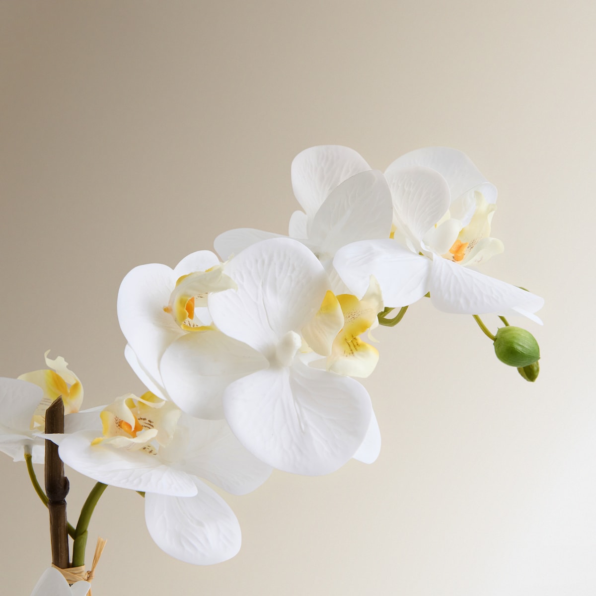 Planta Artifical Orquídea em Vaso Vintage Branco-2