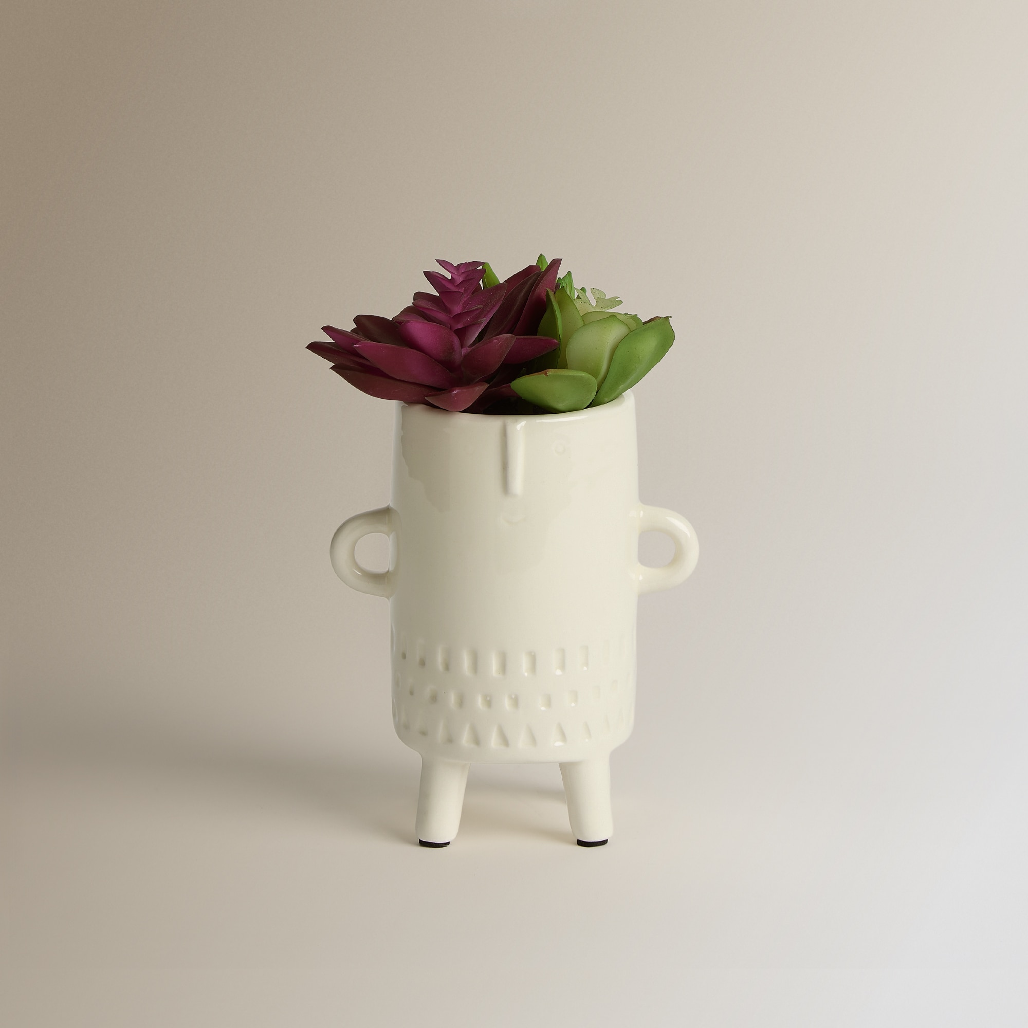 Cato Artificial em Vaso Alto Multicolor-1