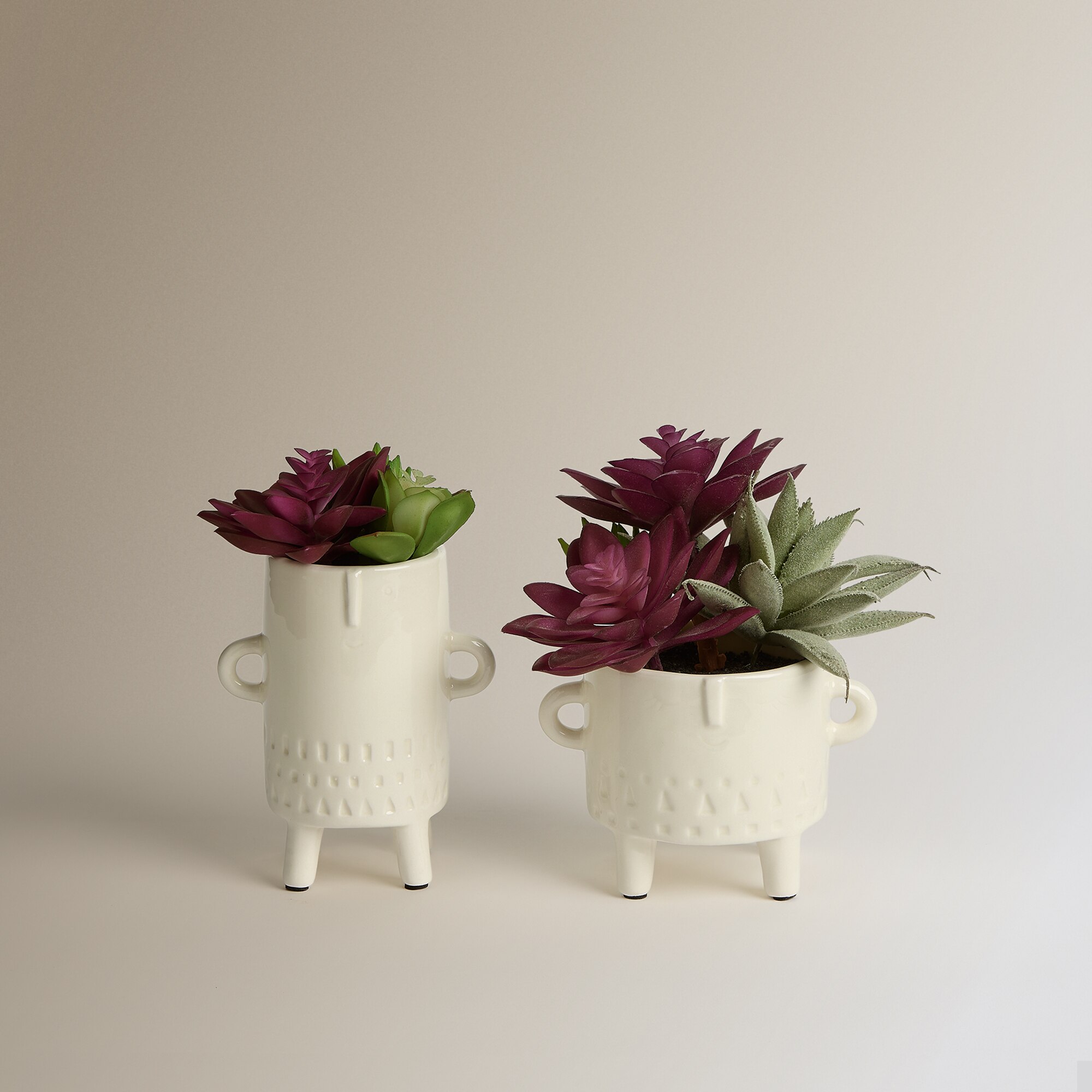 Cato Artificial em Vaso Alto Multicolor-4