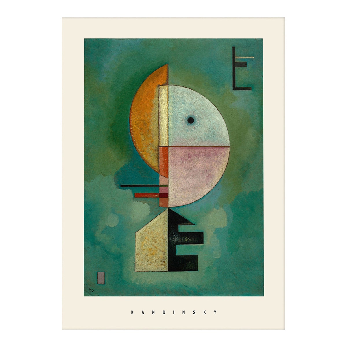 Ilustração Upward Kandinsky Multicolor-1
