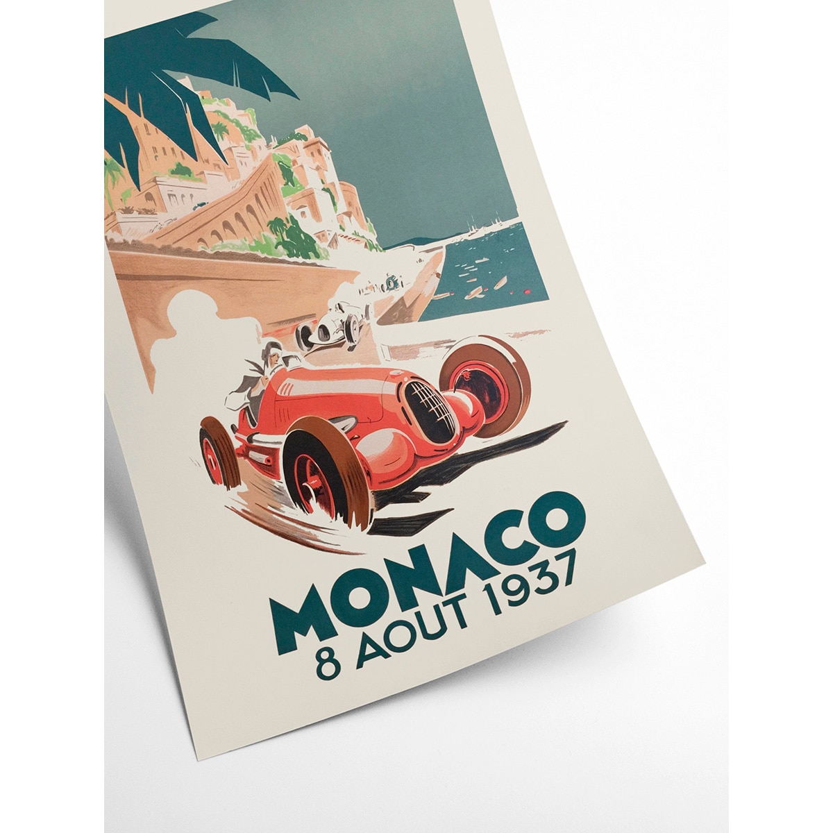 Ilustração Grand Prix Mónaco Multicolor-2