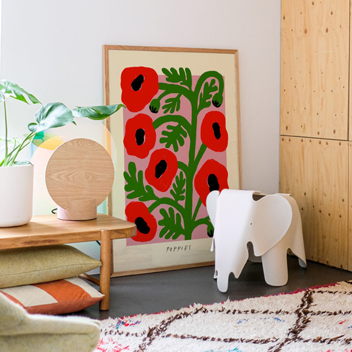 Ilustração Madelen Poppies Multicolor-4