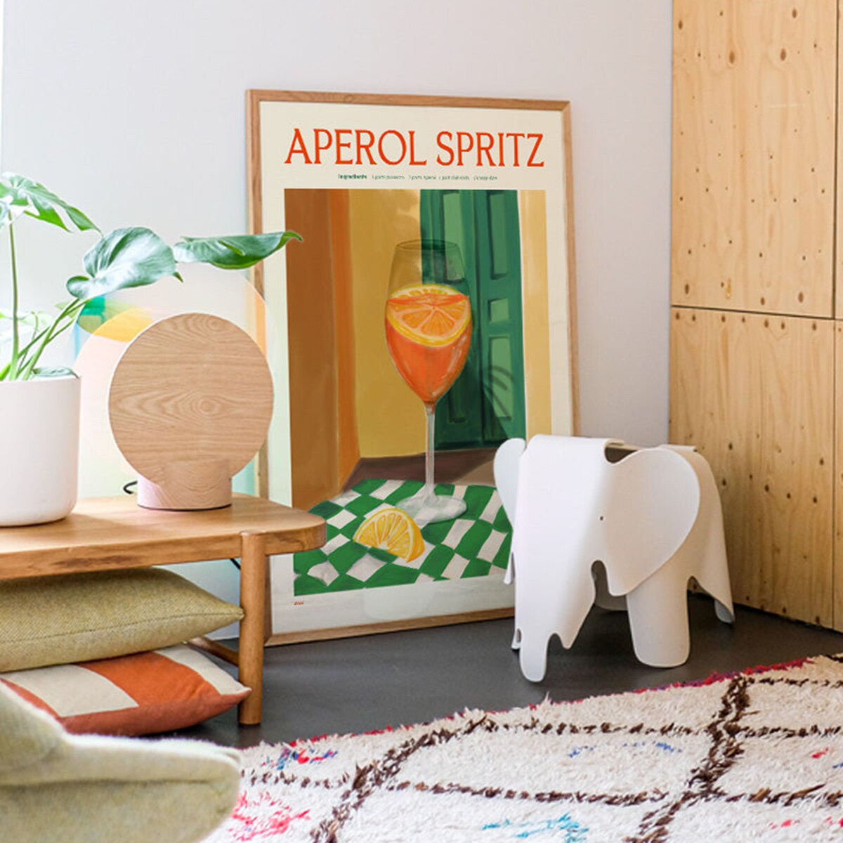 Ilustração Elin PK Aperol Multicolor-3