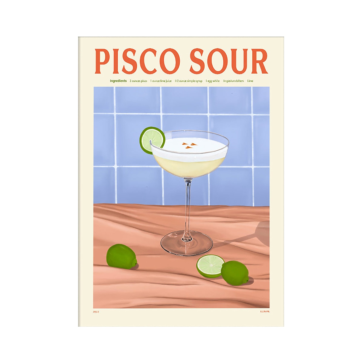 Imagem 0 de Ilustração Elin PK Pisco Sour