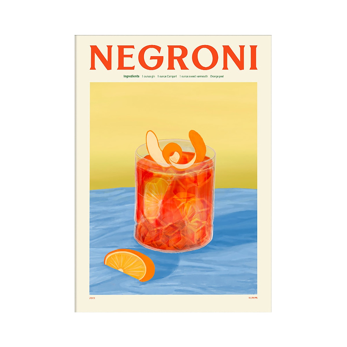 Imagem 0 de Ilustração Elin PK - Negroni