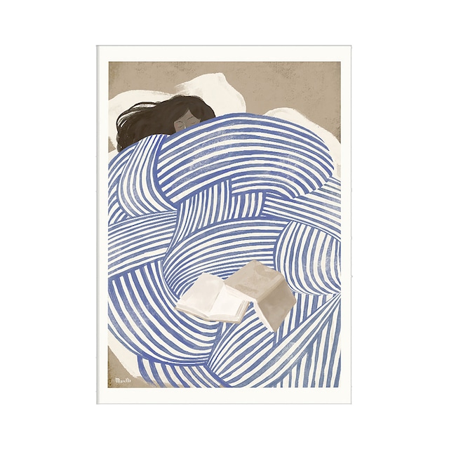 Imagem 0 de Ilustração com Moldura - Messy Bed