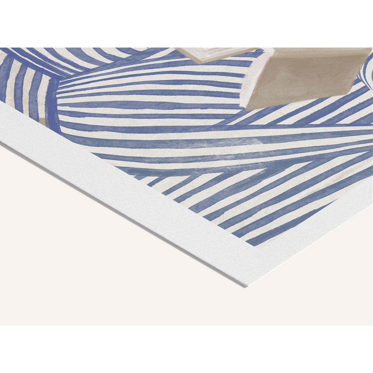 Ilustração com Moldura - Messy Bed Multicolor-2