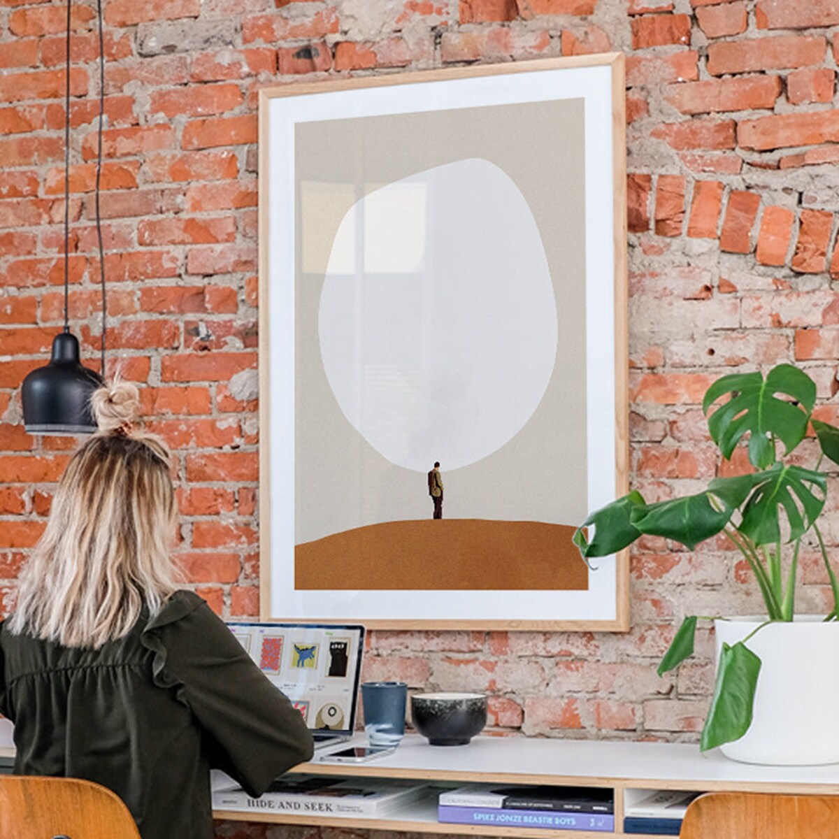 Ilustração Maarten Léon Overthinking Multicolor-4