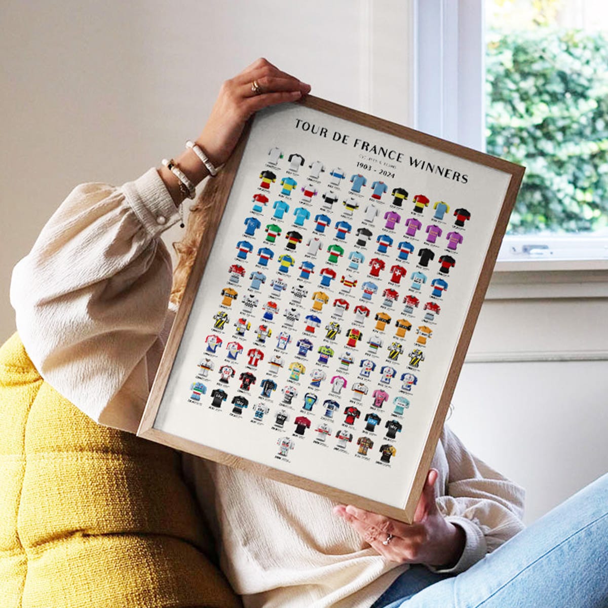Ilustração Tour de France Winners Multicolor-3