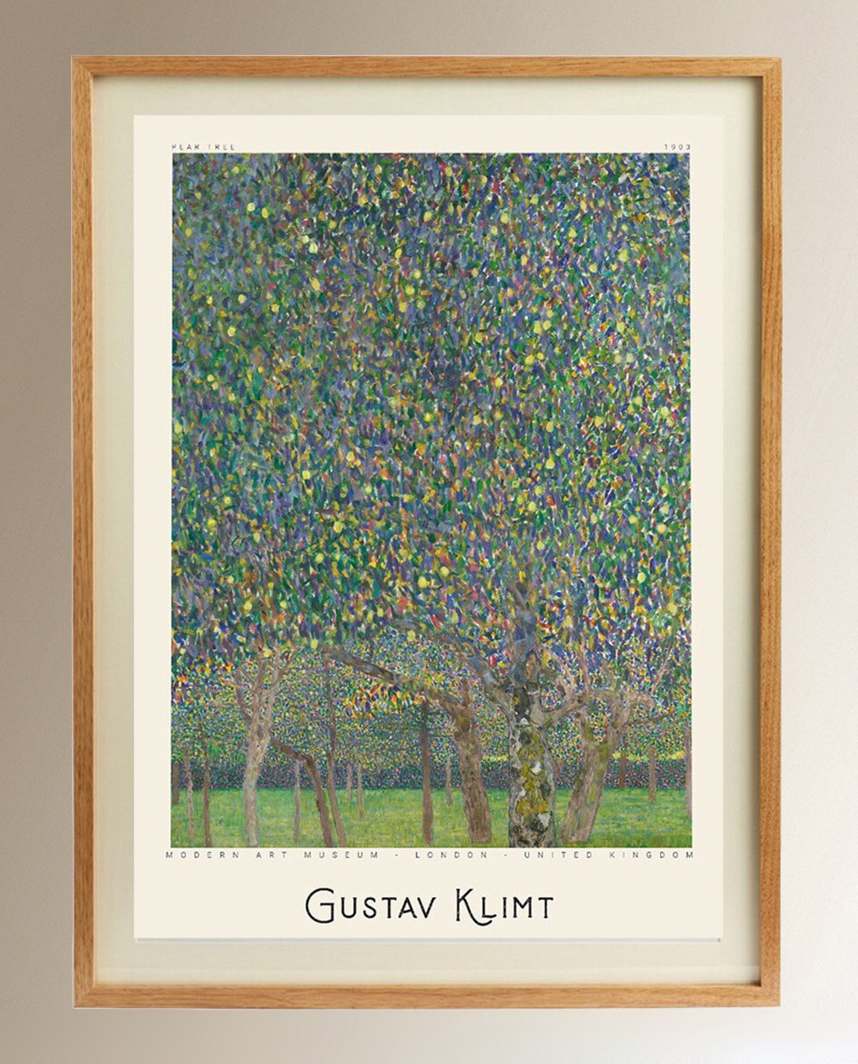 Impressão Árvore de pêra Klimt PSTR Studio + Moldura Thor El Corte Inglés 1