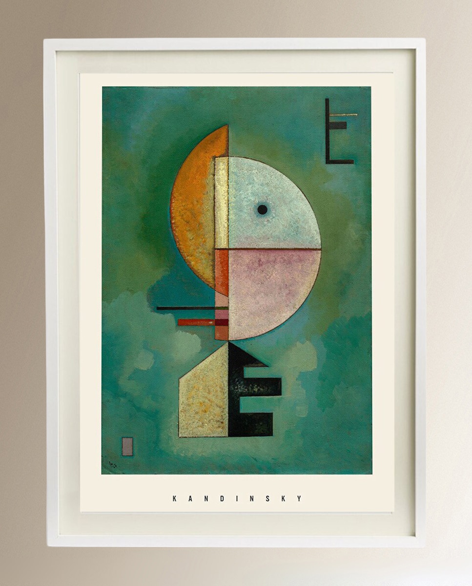 Impressão LAM Upward Kandinsky PSTR Studio + Moldura Thor 1