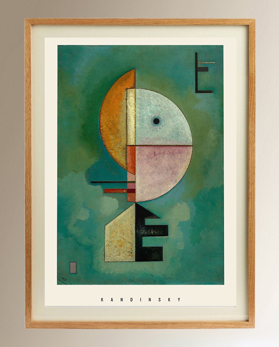 Impressão LAM Upward Kandinsky PSTR Studio + Moldura Thor 1