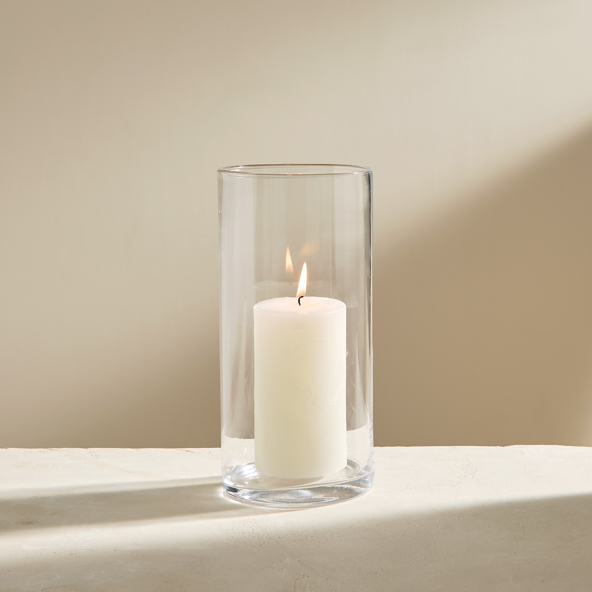 Jarro de flores Cilinder El Corte Inglés Transparente-4