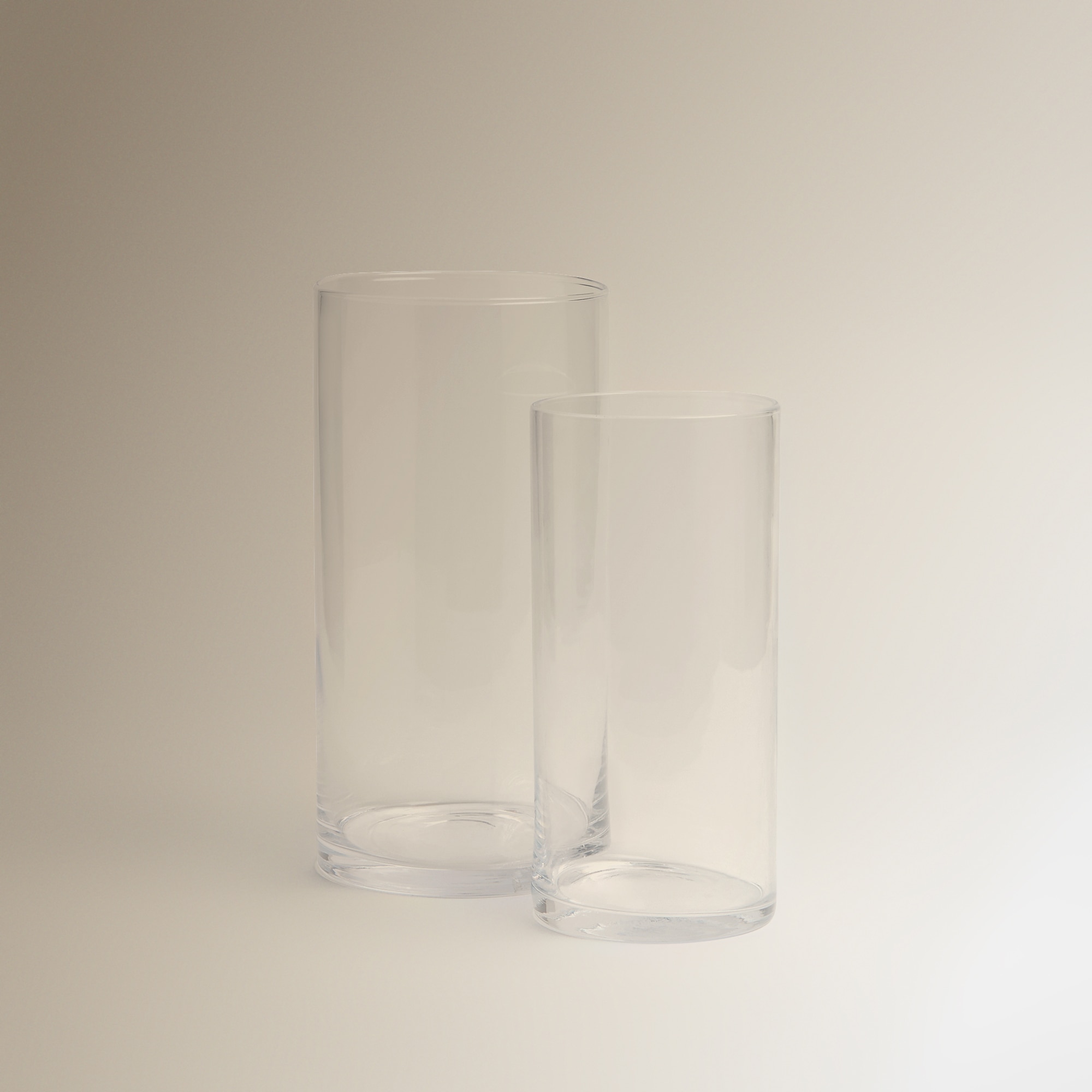 Jarro de flores Cilinder El Corte Inglés Transparente-5