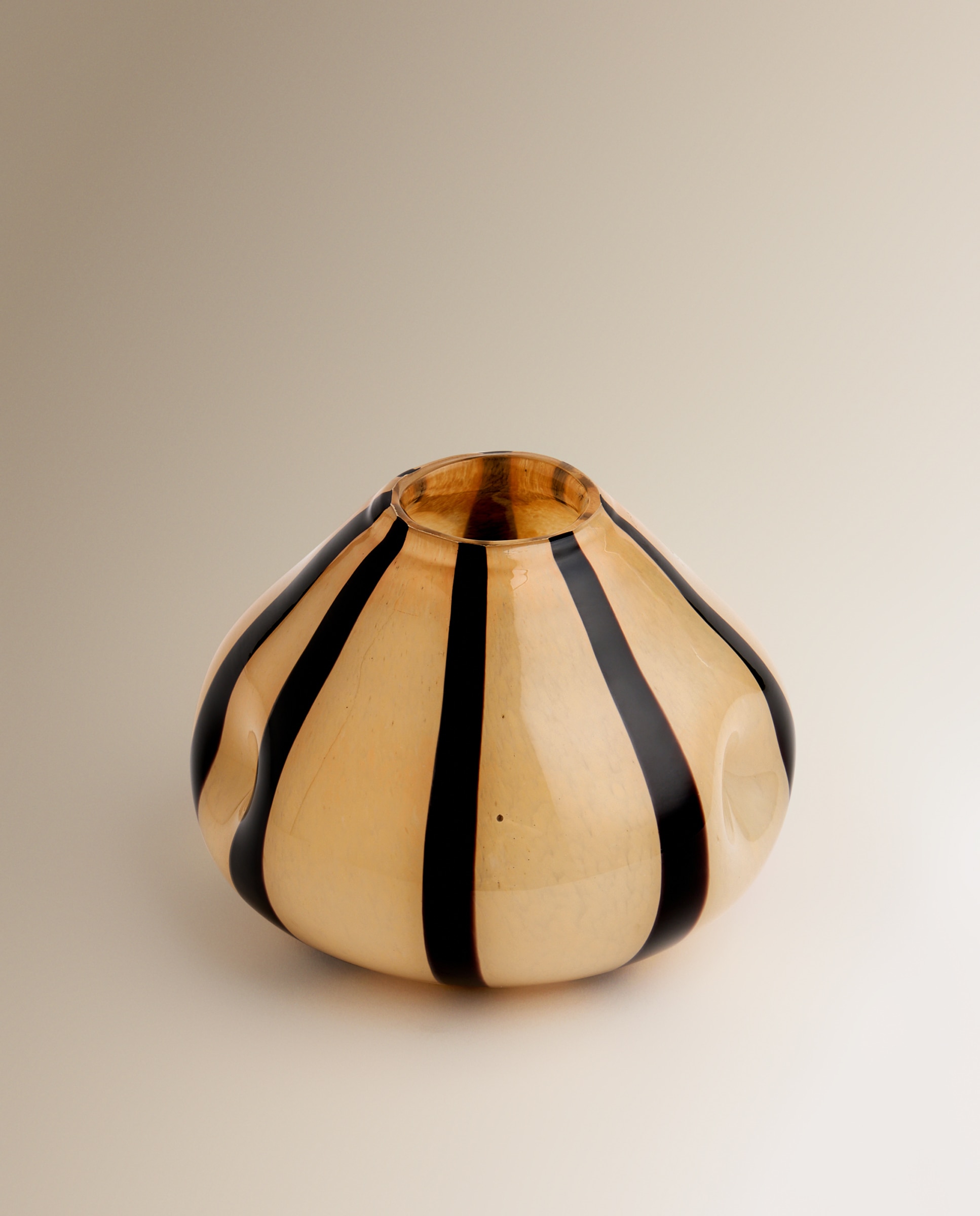 Jarrão de vidro Orania Bege-2