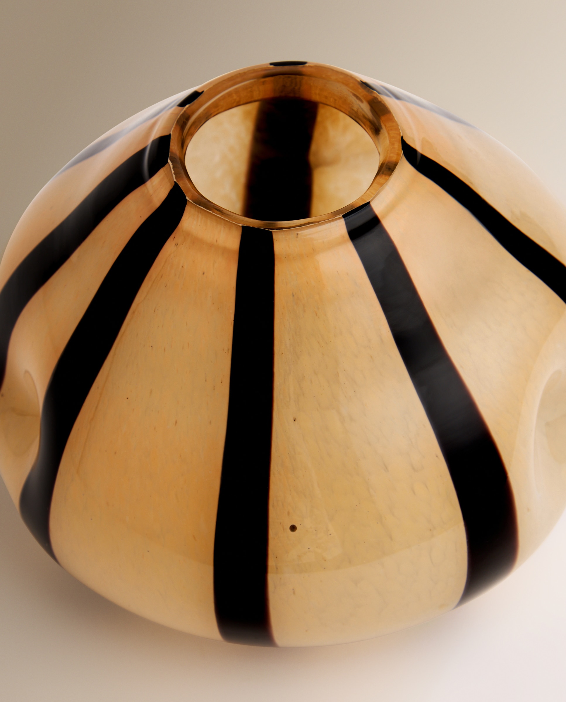 Jarrão de vidro Orania Bege-3