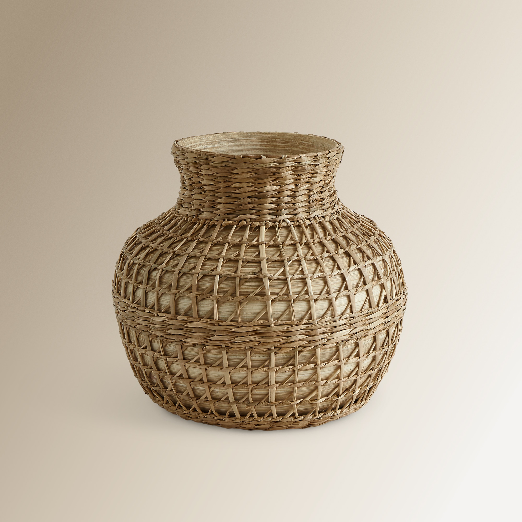 Jarra de Bambu e Seagrass Chinandega Natural-2