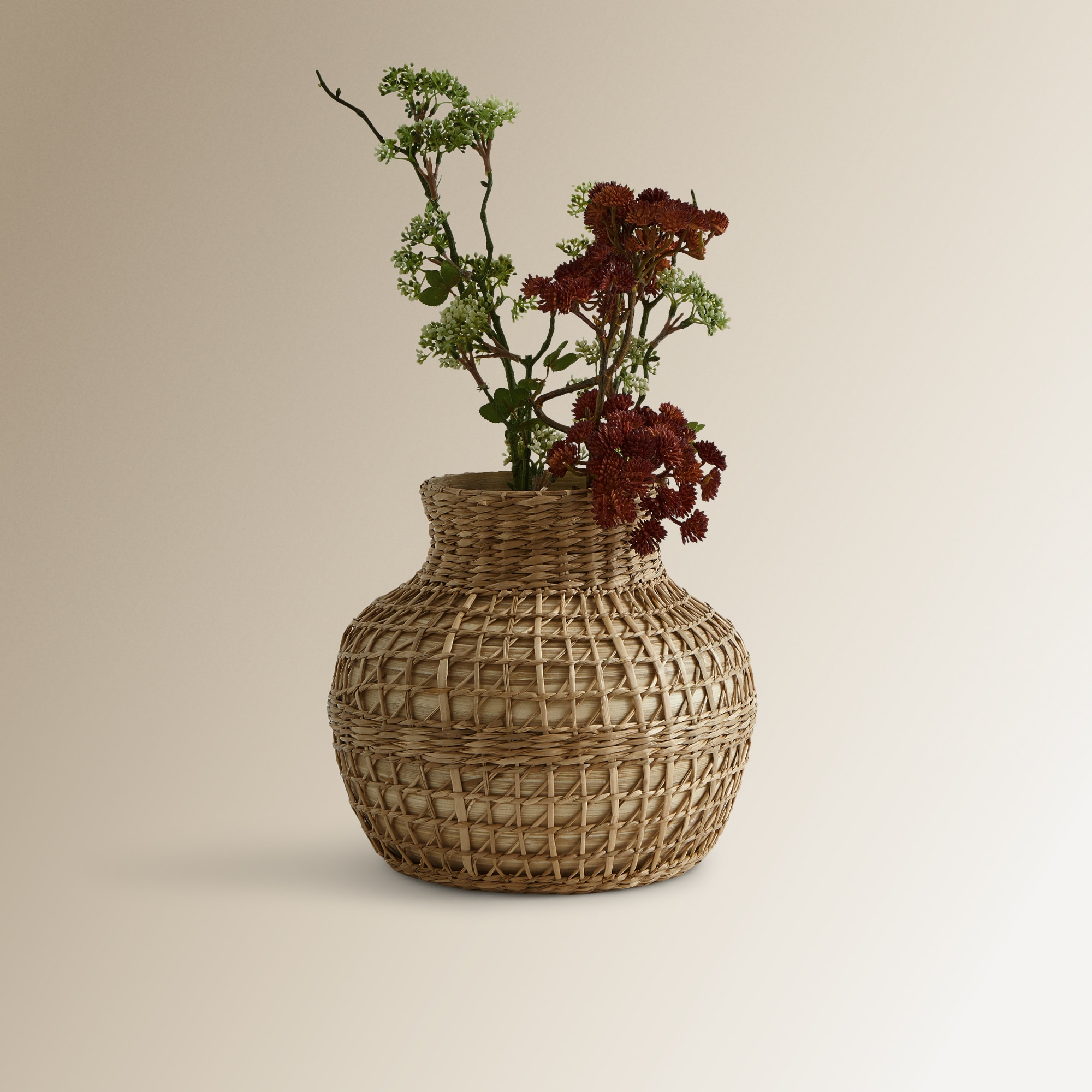 Jarra de Bambu e Seagrass Chinandega Natural-5