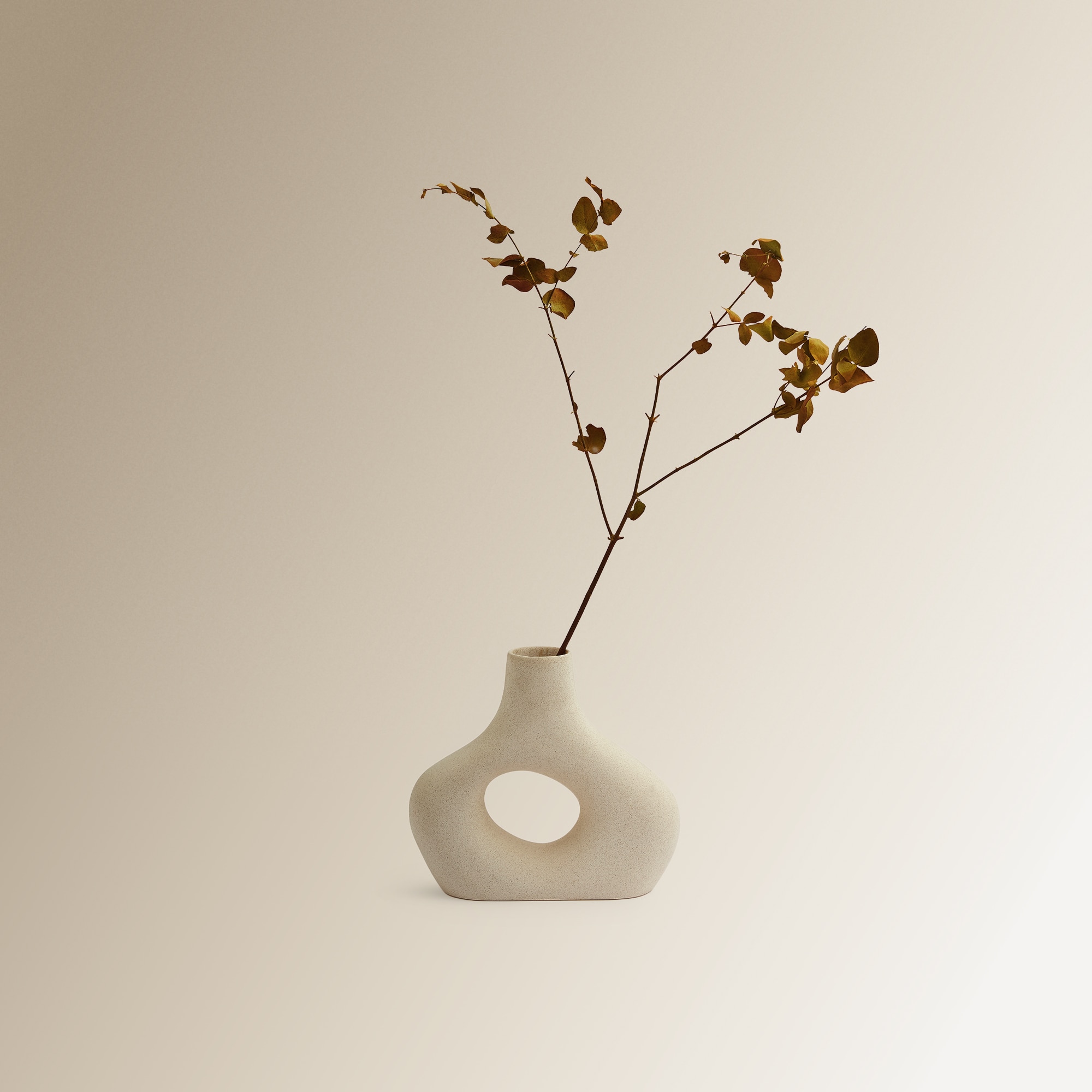 Jarrão de cerâmica Bagel Creme-5