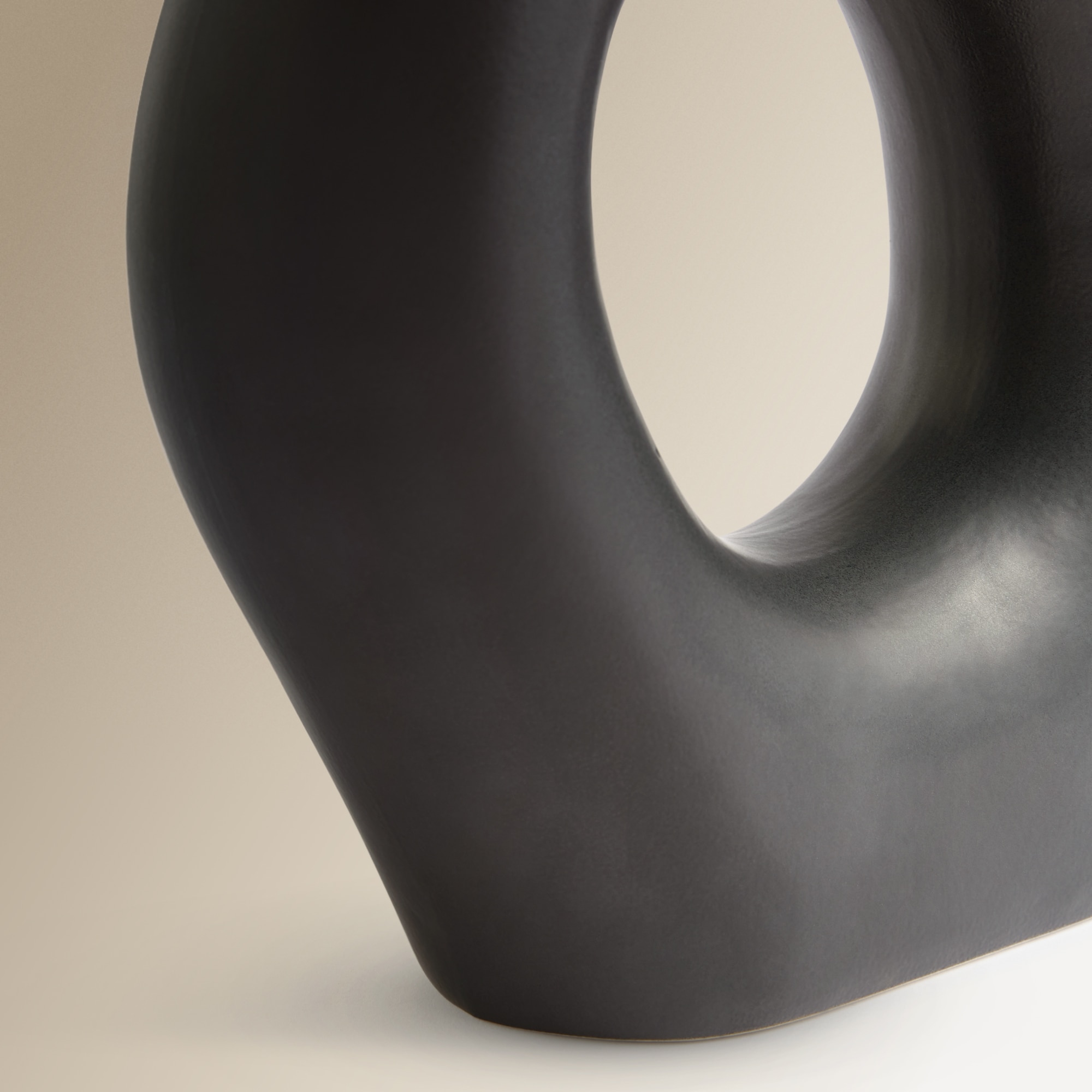 Jarrão de cerâmica Bagel Preto-4