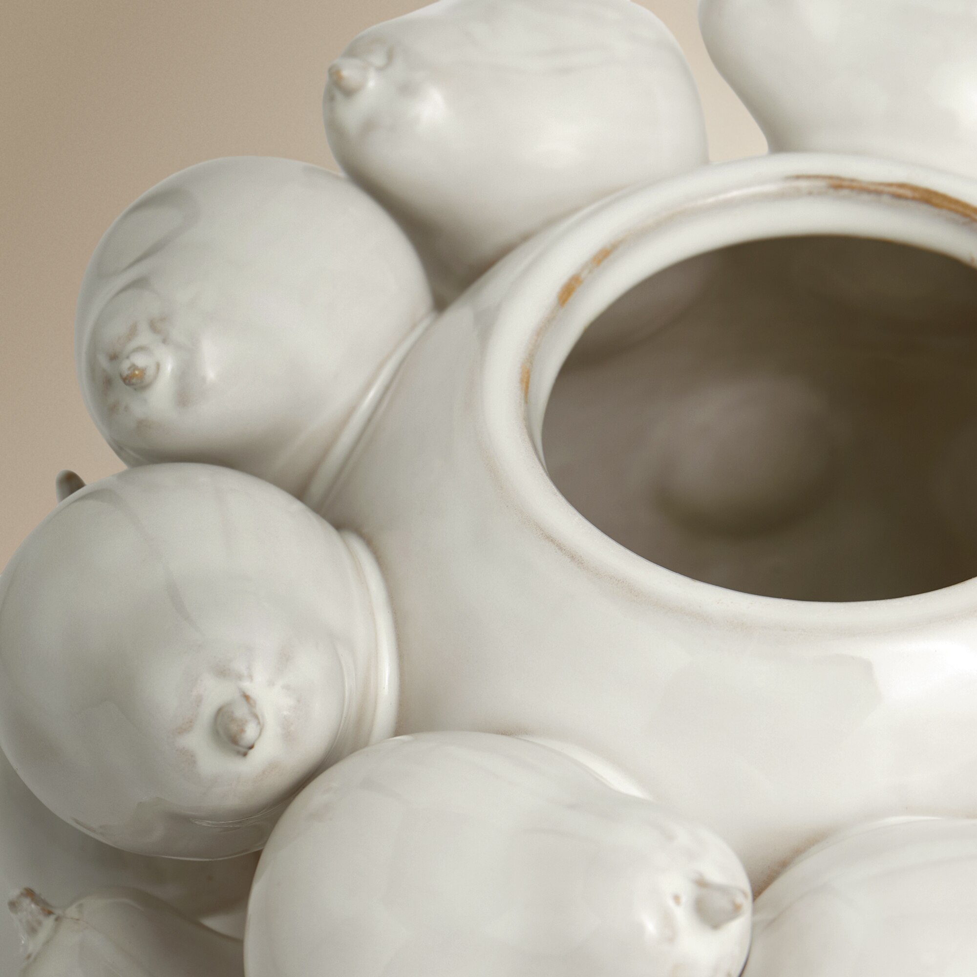 Jarrão de Porcelana Porec Cru-3