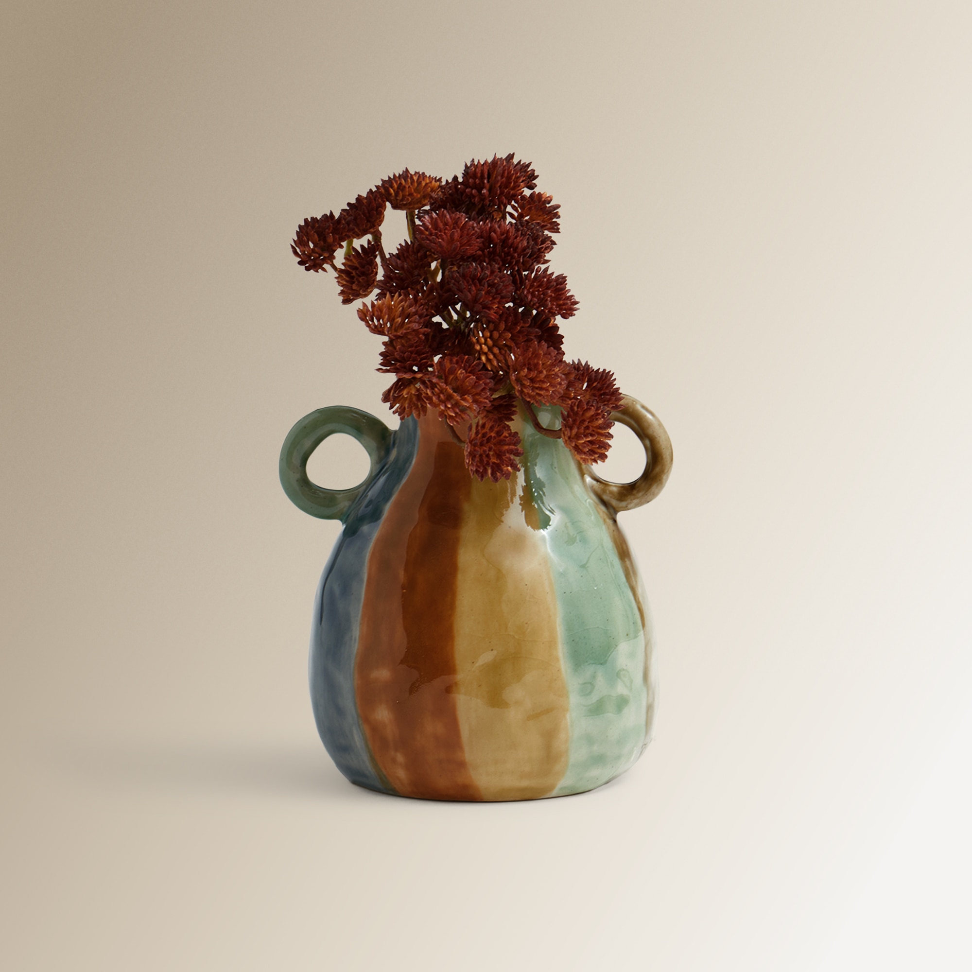 Jarrão de Cerâmica com Alças Umag Multicolor-4