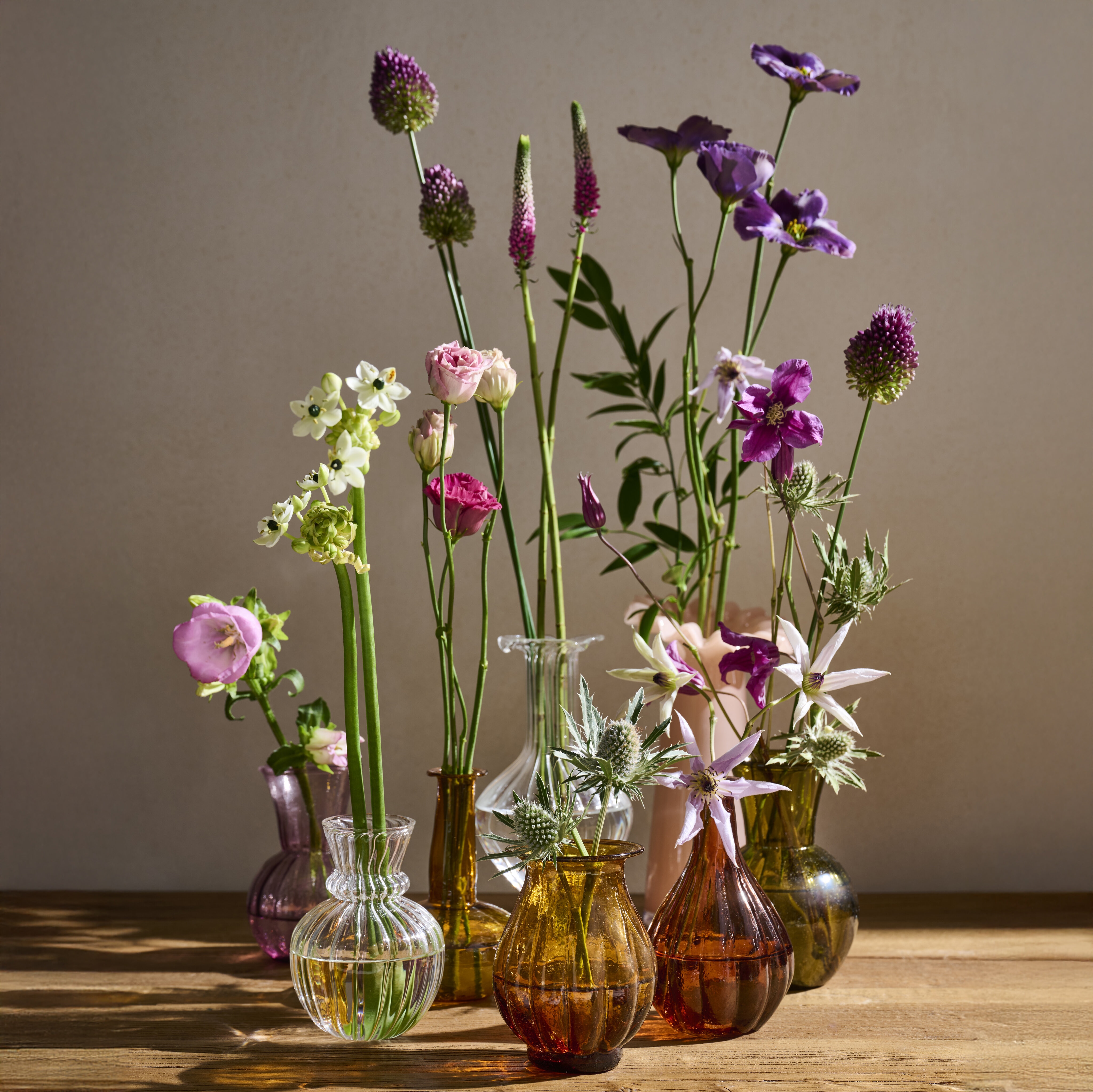 Jarra Mini de Vidro Reciclado Mingora - Roxo Roxo-7