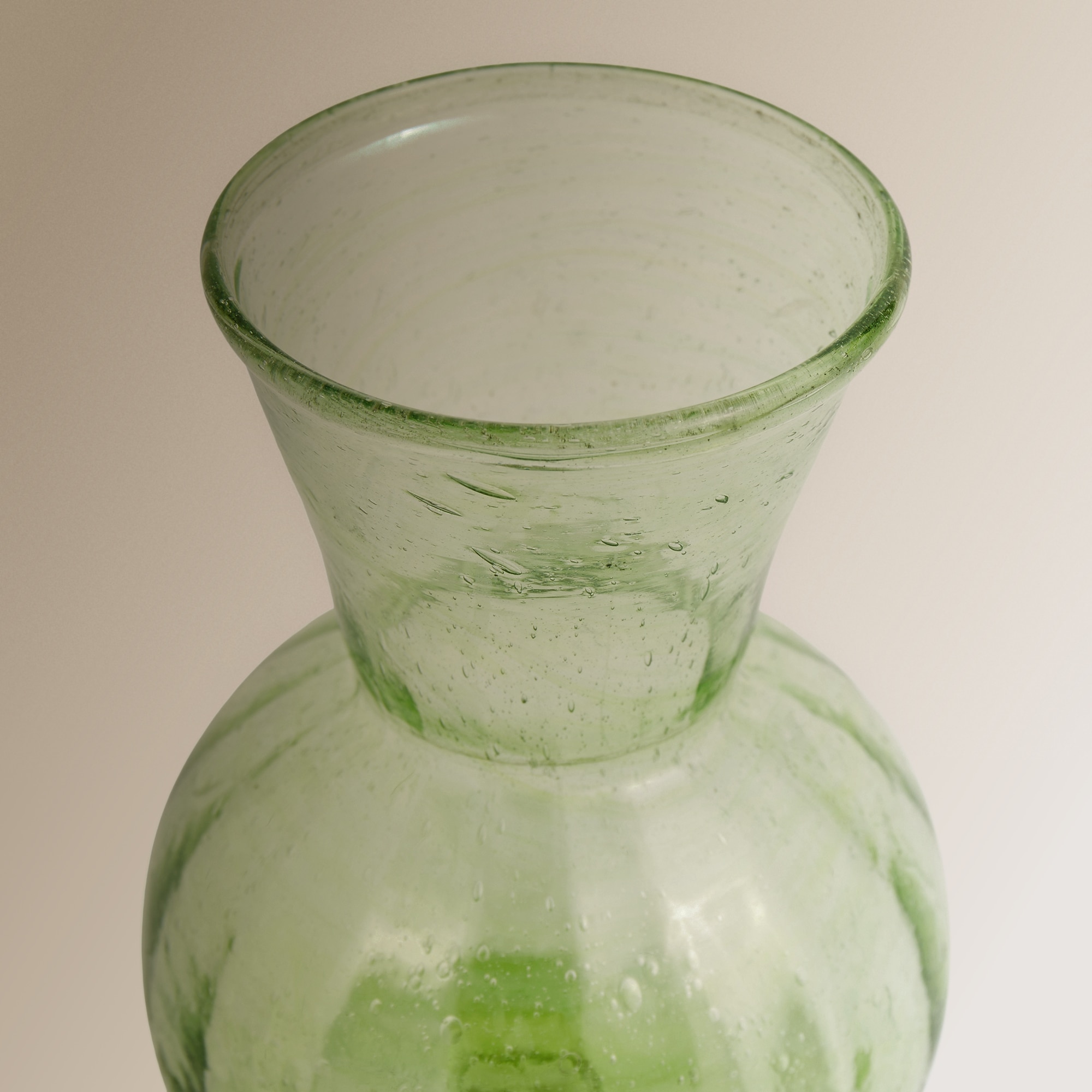 Jarra Mini de Vidro Reciclado - Verde Verde-3