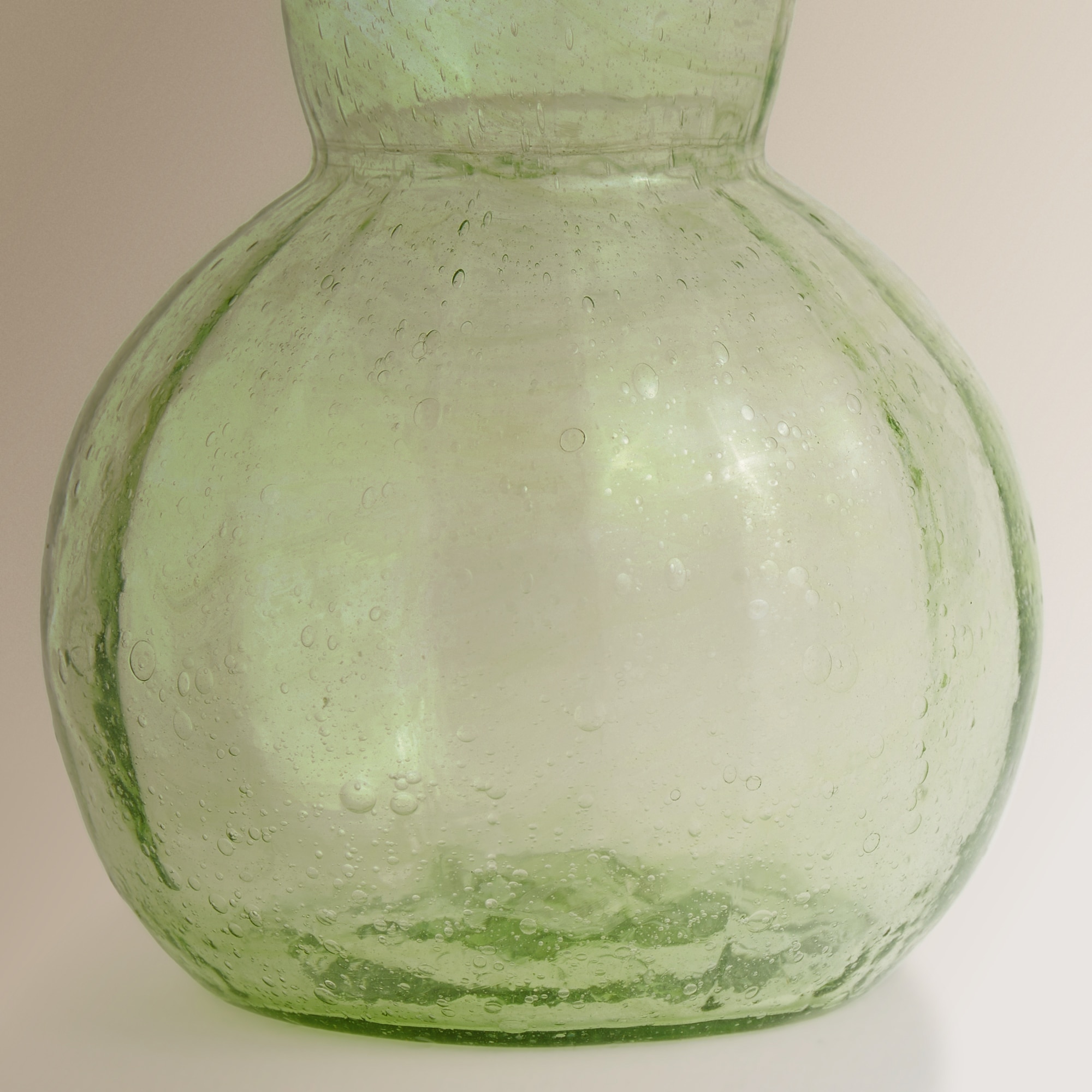 Jarra Mini de Vidro Reciclado - Verde Verde-4