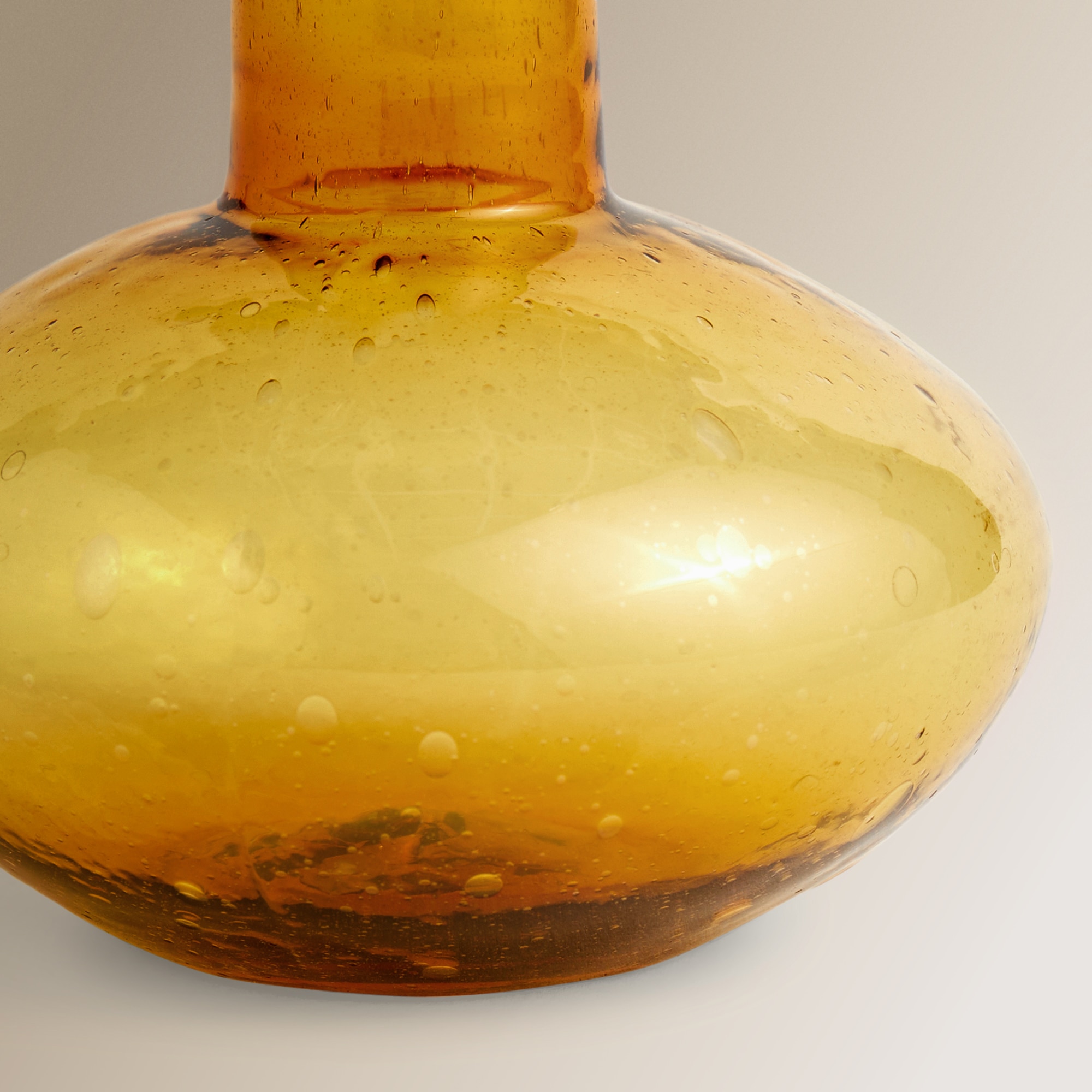 Jarra Mini de Vidro Reciclado - Amarelo Amarelo-4