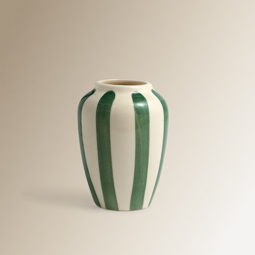 Jarrón de cerámica Stripes