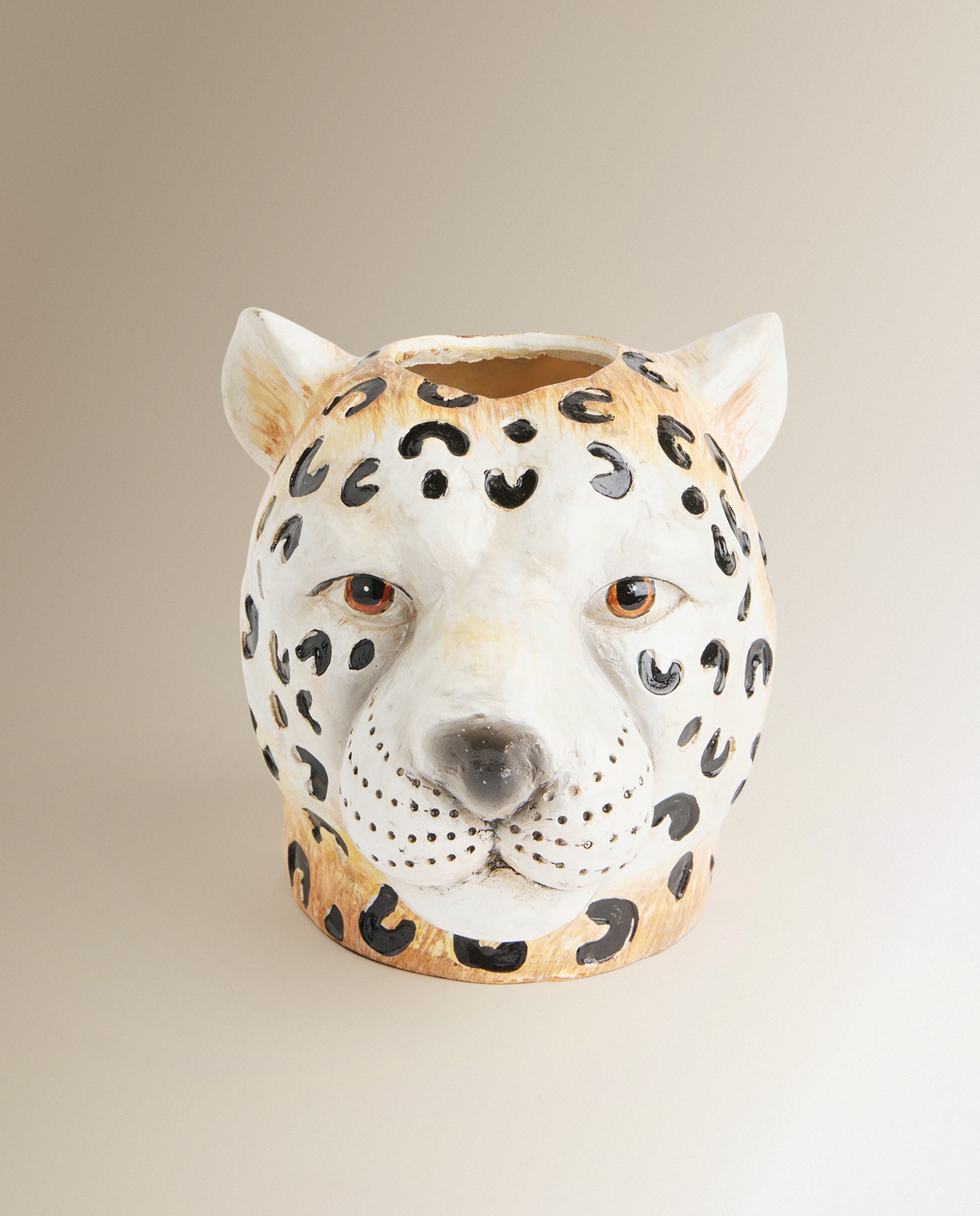 Jarra Decorativa Tigre Animal Preto-2