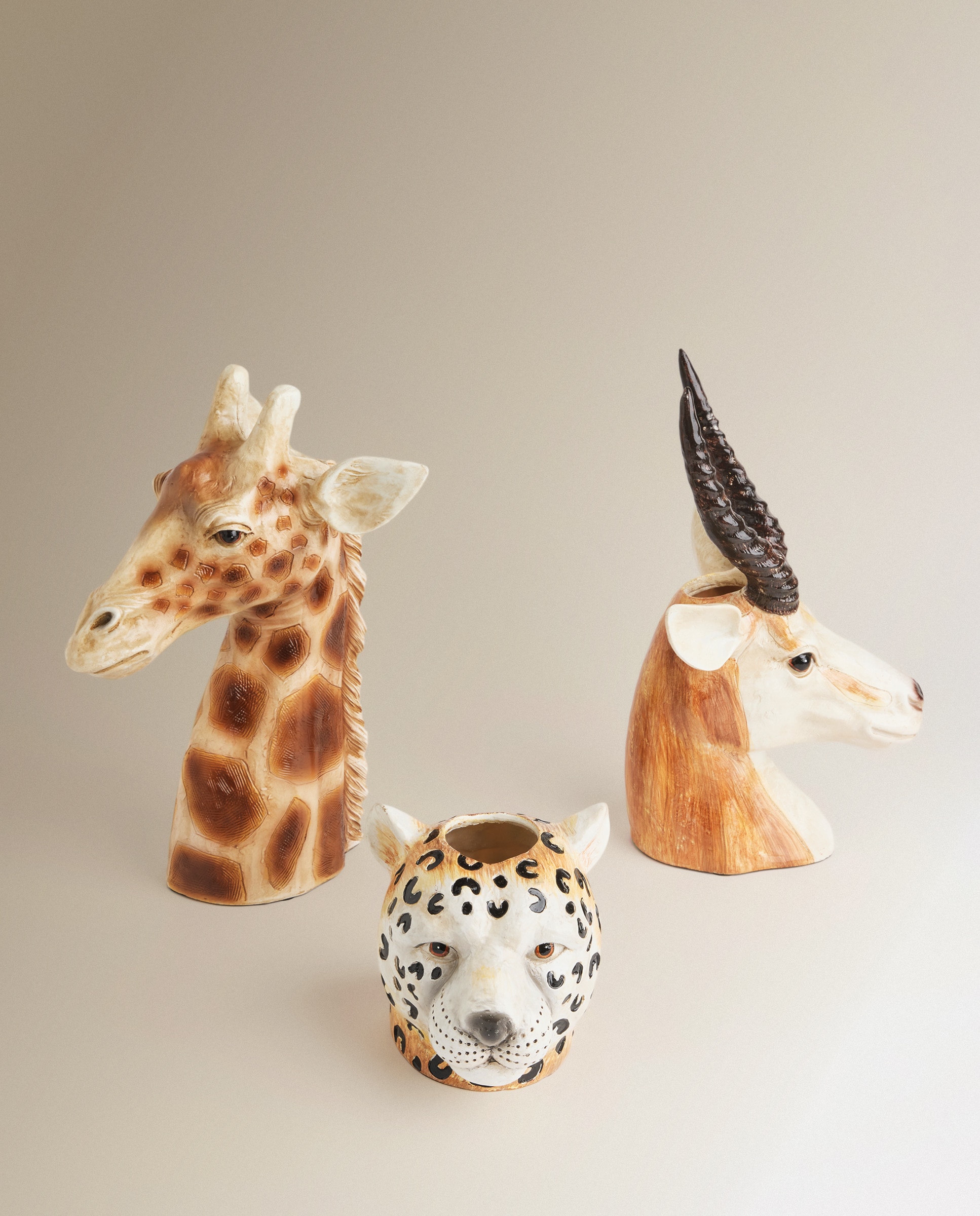 Jarrão decorativo Antílope Animal Multicolor-4