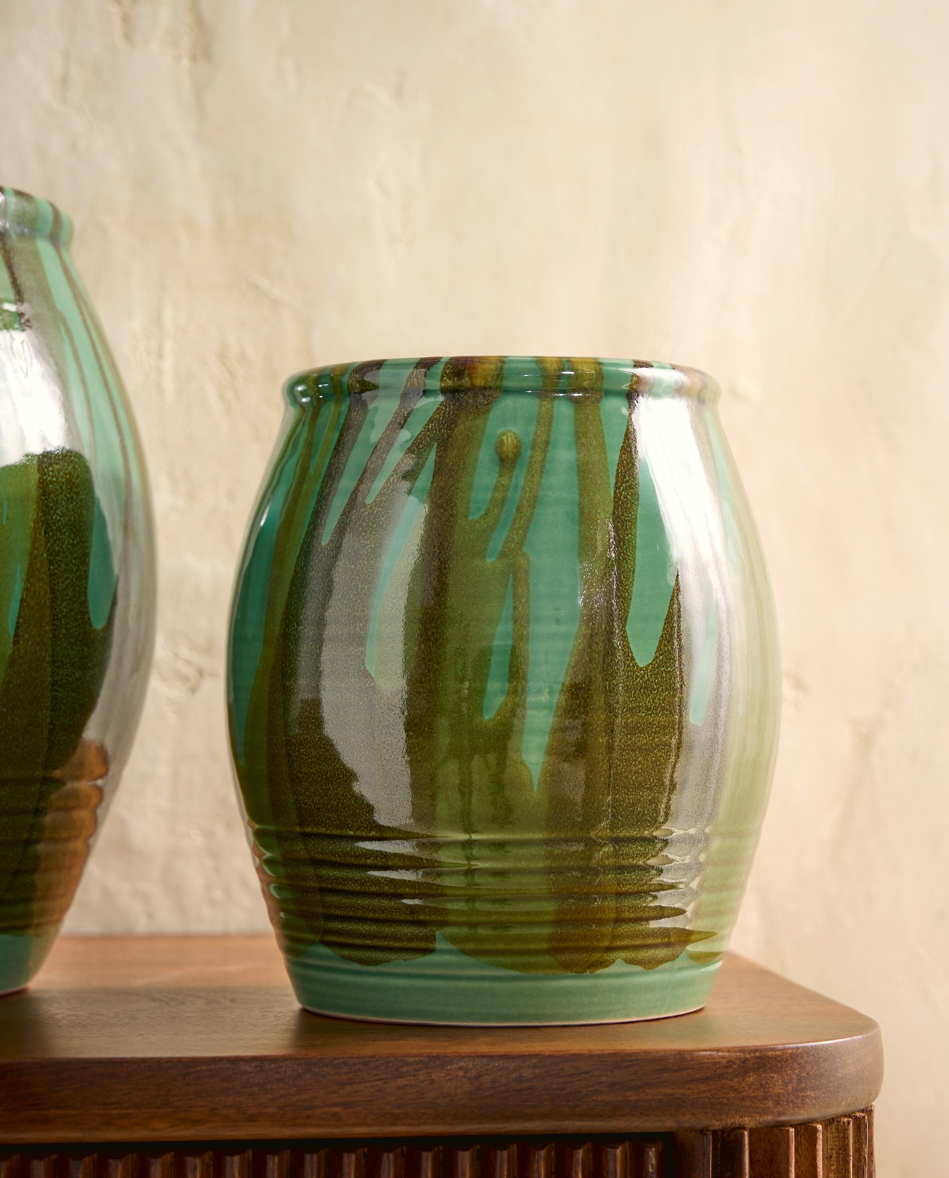 Jarra Terracota Glas Verde-escuro-1