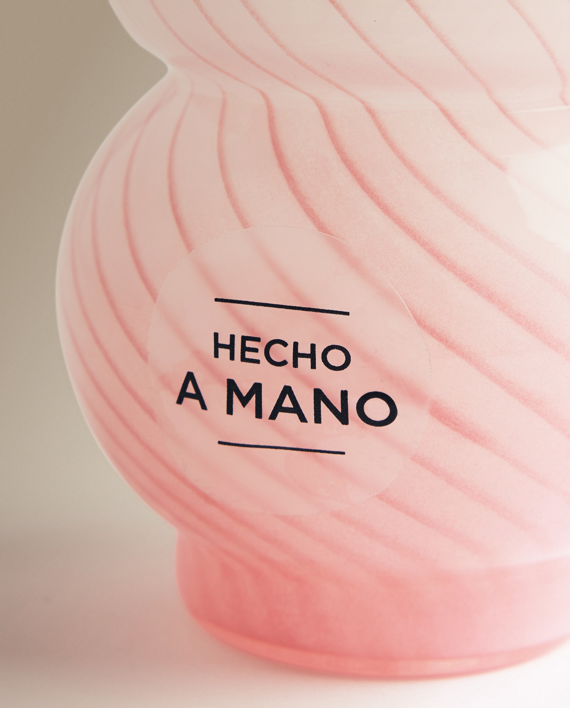 Jarrrón decorativo mini de vidrio Bari - Rosa claro Rosa claro-4