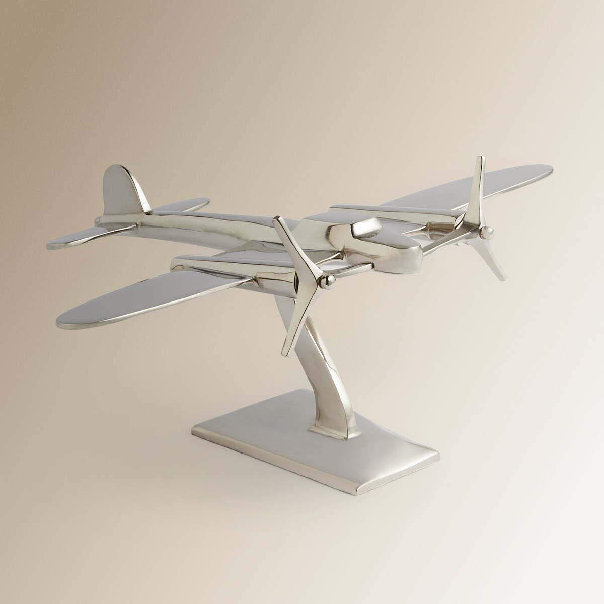 Figura decorativa Avião Bahía El Corte Inglés Prata-2