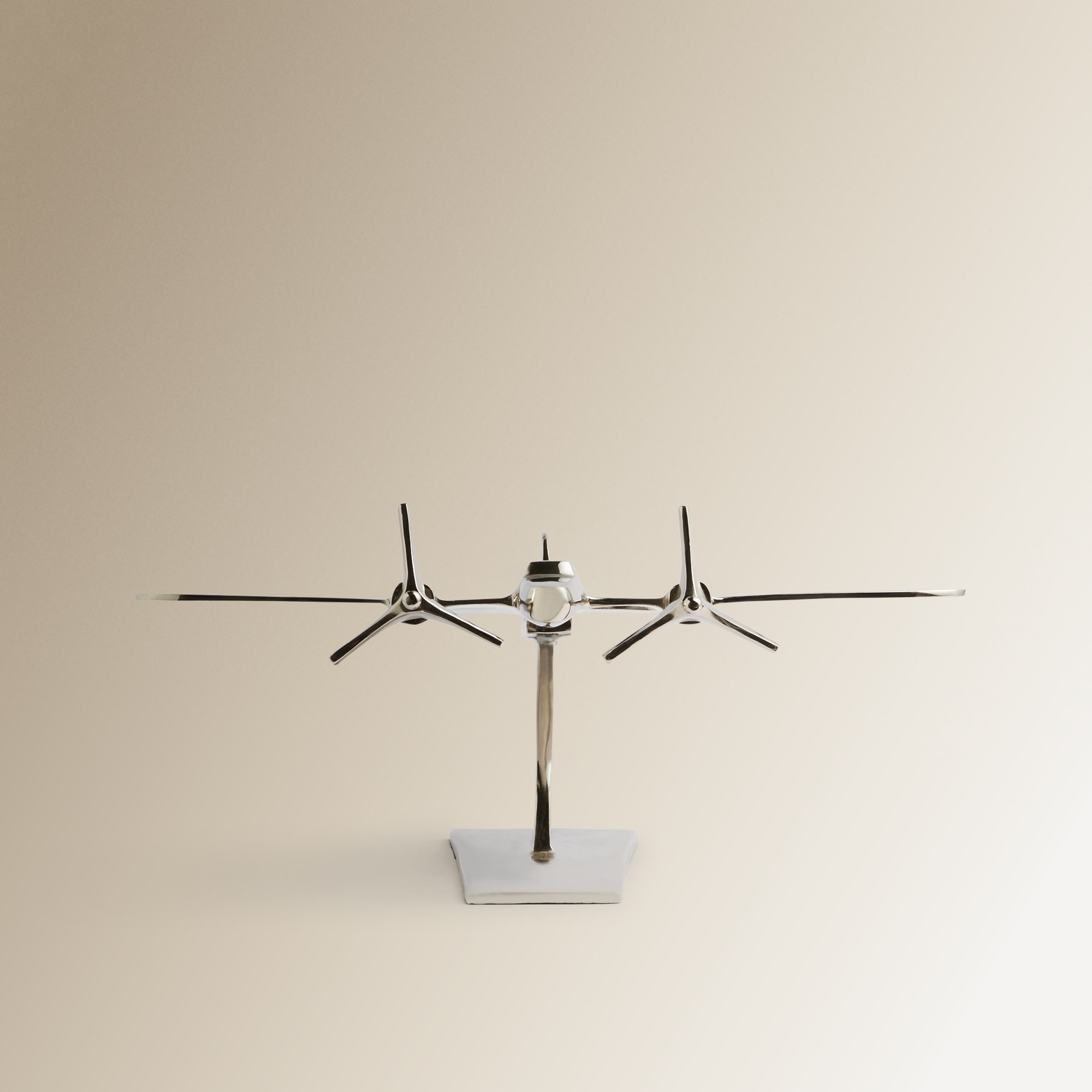 Figura decorativa Avião Bahía El Corte Inglés Prata-3
