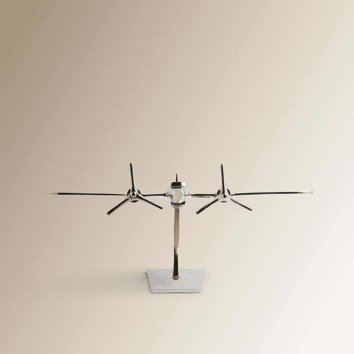 Figura decorativa Avião Bahía El Corte Inglés Prata-3