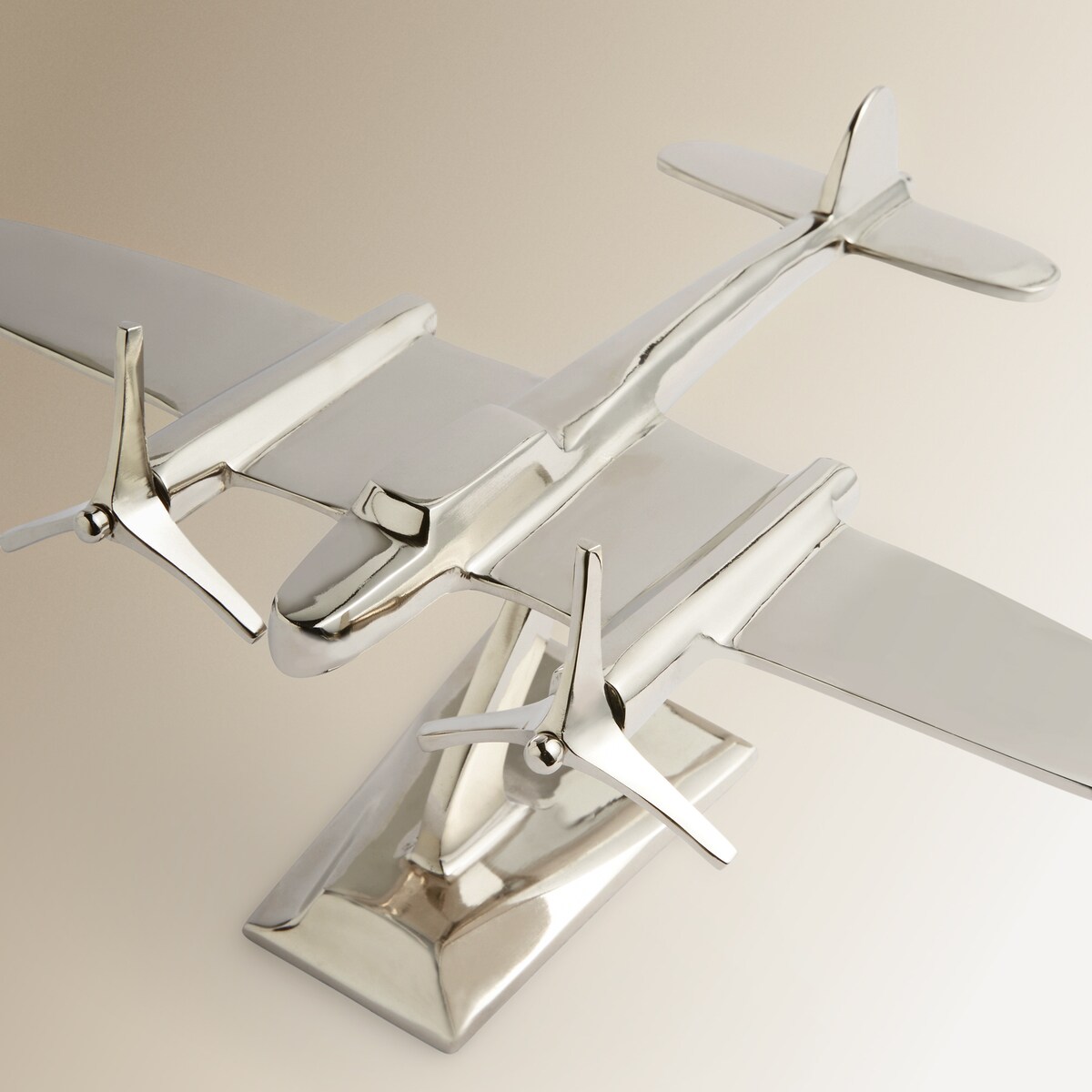 Figura decorativa Avião Bahía El Corte Inglés Prata-4