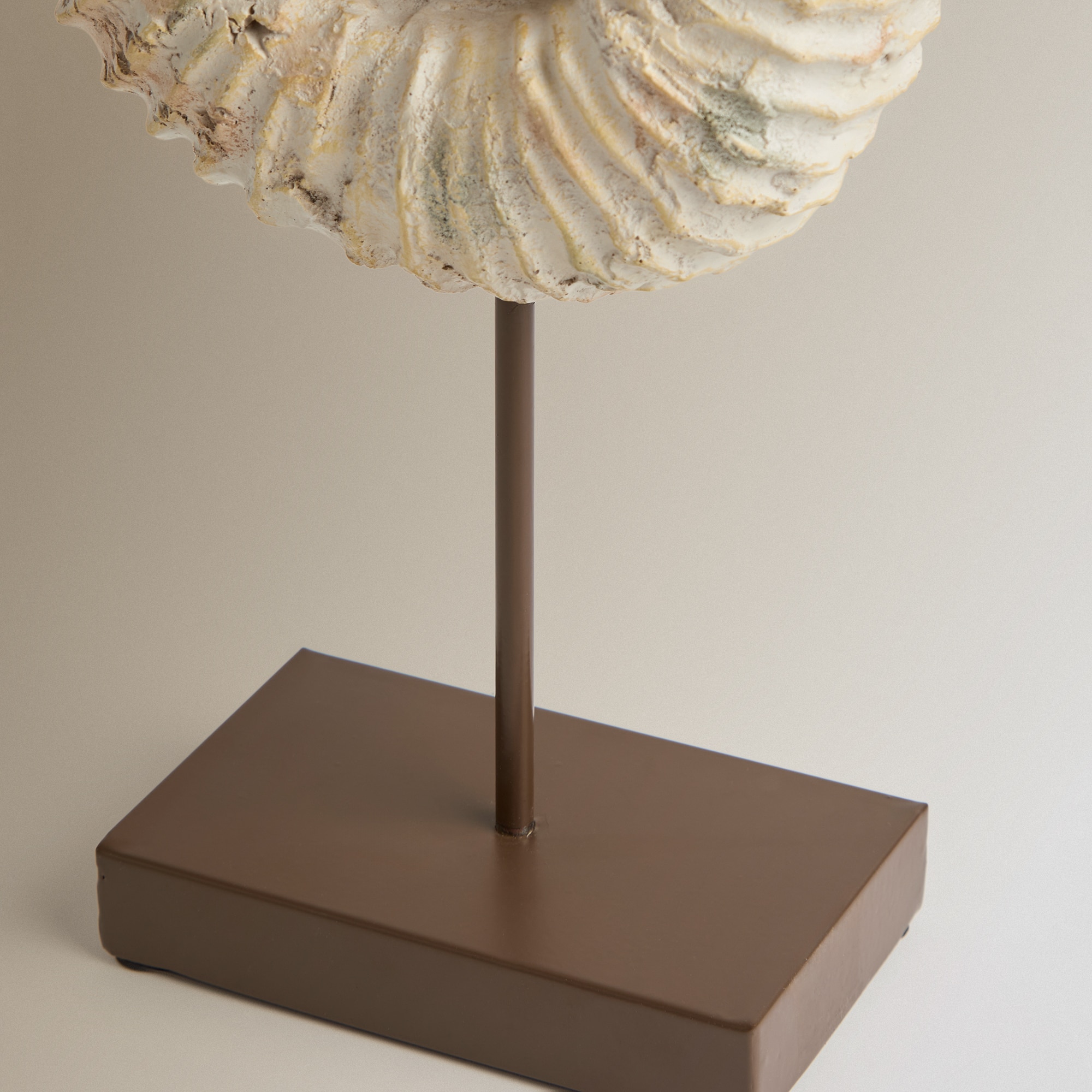 Escultura caracol com base Burrié El Corte Inglés Bege-3