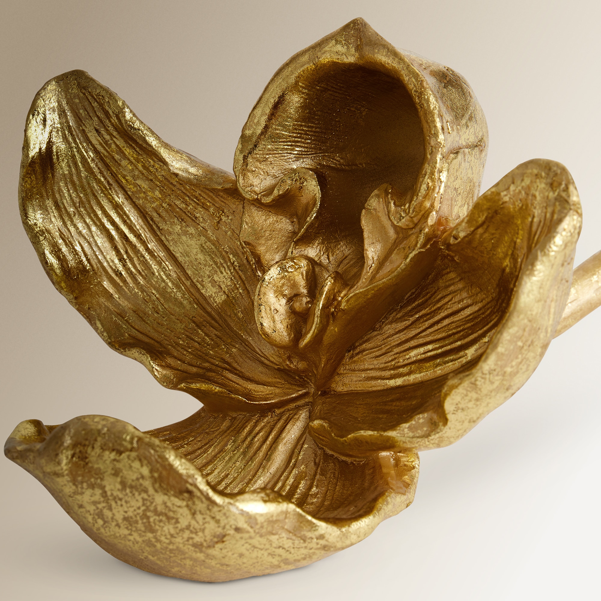 Figura decorativa Orquídea Colômbia Ouro-3