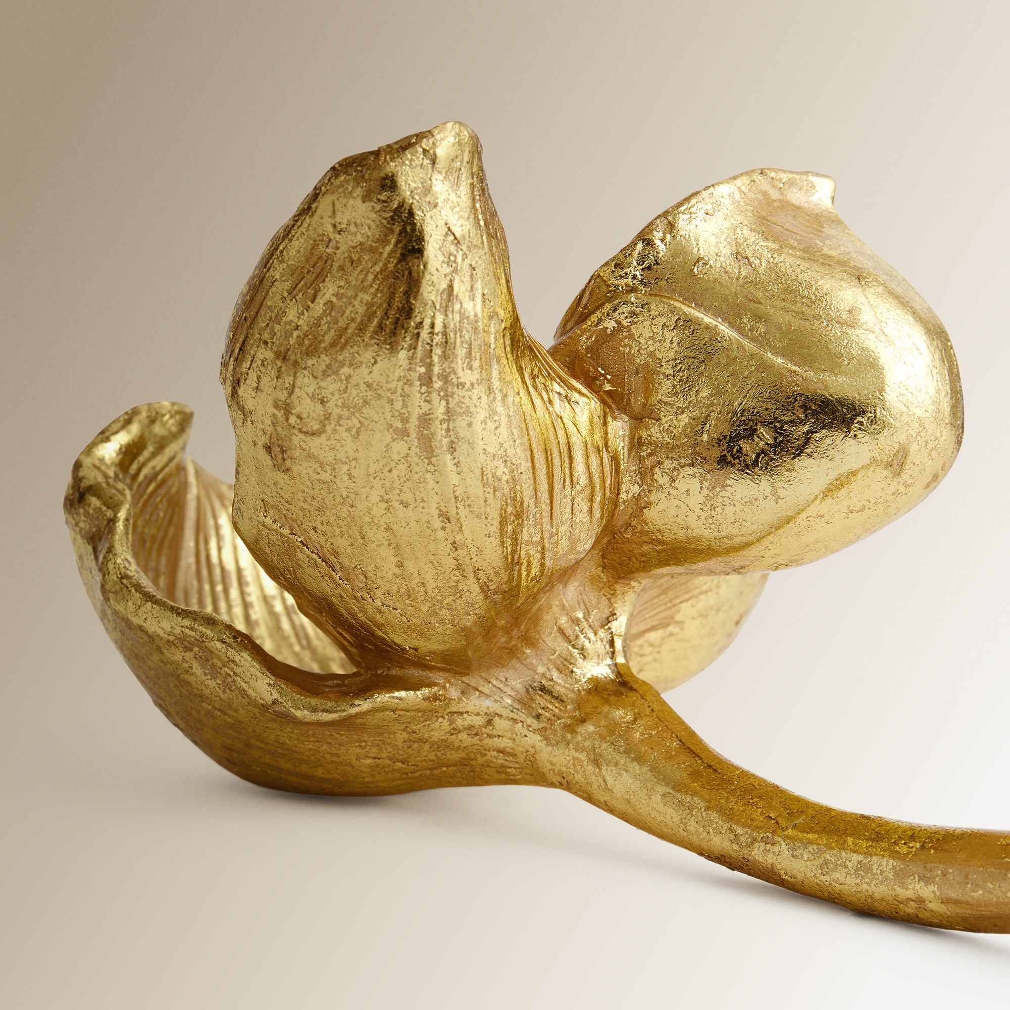 Figura decorativa Orquídea Colômbia Ouro-4